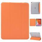 Smart Leather Stand Tri-folded Clear Back Case Cover For Ipad Air 4th 10.9" 2020
