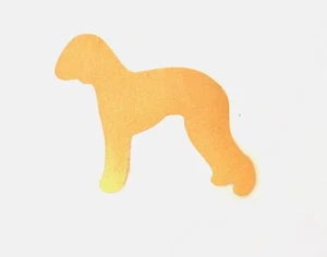 Bedlington Terrier Dog Stickers Iron On Decals For Clothes T-Shirt DIY 50mm x 2 - Picture 1 of 1