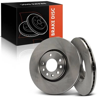 2Pcs Disc Brake Rotors for Saab 9-3 1999-2010 Saturn Astra  Front Left & Right - Image 1 of 4