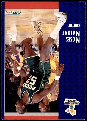 Moses Malone #315 1991-92 Fleer - Image 1 of 2