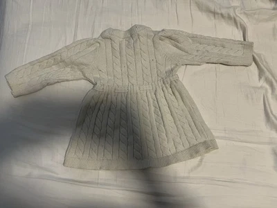 Vestido Gymboree Bebé Niña 0-3 Meses Suéter Vestido Fotos Vacaciones Vestido Tejido, Nuevo Foto 1 de 4