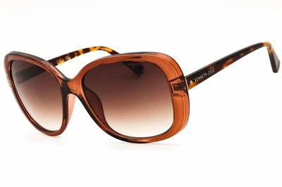 Óculos de sol feminino Kenneth Cole New York KC00031-48F-57 tamanho 57mm 135mm 17mm marrom - Imagem 1 de 4