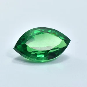10.50 Ct Natural Translucent Garnet Marquise Cut Green CERTIFIED Loose Gemstone. - Picture 1 of 8