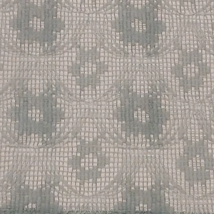 7 Paneele Salbeigrün Spitze Vorhänge Vorhänge Shabby Chic Stange Tasche 38" B x 62" L - Bild 1 von 6