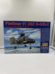 Flettner 282 B-2, German helicopter (1/72 model kit, RS 92184) New Open Box - Picture 1 of 3