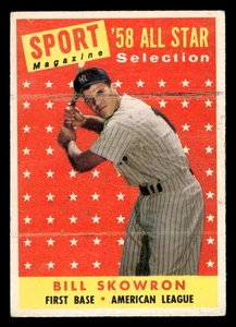 1958 Topps #477 Bill Skowron - GD-VG *TedsCardShack* - Picture 1 of 2