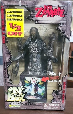 Figura Rob Zombie Rock N The Box Art Asylum Jack in The Box Foto 1 de 4