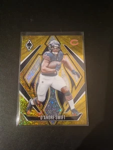 2024 Panini Phoenix Football D'Andre Swift Gold /10 No Huddle  - Bild 1 von 2