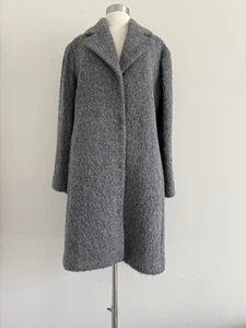 $698 NWT EILEEN FISHER ALPACA BOUCLE SOFT COLLARED POCKETS COAT SIZE  XS - Picture 1 of 12