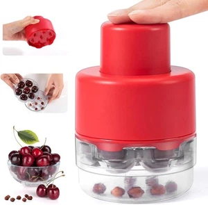 7-IN-1 Large Cherry Pitter Tool - Portable Cherry Corer Pitter - Picture 1 of 5