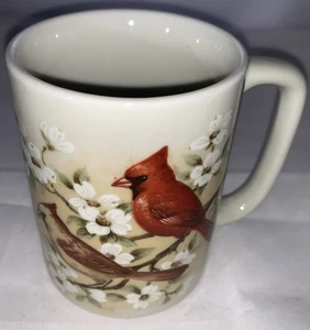 Tazza da caffè OTAGIRI Japan gres cardinali uccellini - Foto 1 di 11