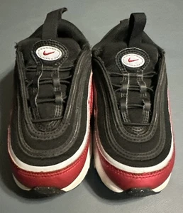Nike Air Max 97 SE DZ2666-001 Size 9C. Black, White, Red. - Picture 1 of 6