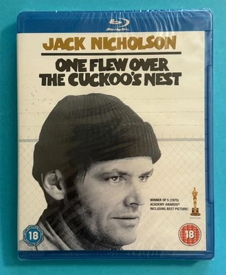 One Flew Over the Cuckoo's Nest (1975) Blu-Ray BRAND NEW (UK Import) - Image 1 of 2