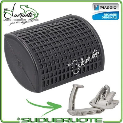 GOMMINO PEDALE FRENO PER VESPA 50 SPECIAL R S 90 PK 125 PRIMAVERA PX T5 150 200