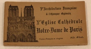 ANTIQUE 24 Postcard SET C 1900  COMPLETE NOTRE DAME DE PARIS ARCHITECTURE - Picture 1 of 4