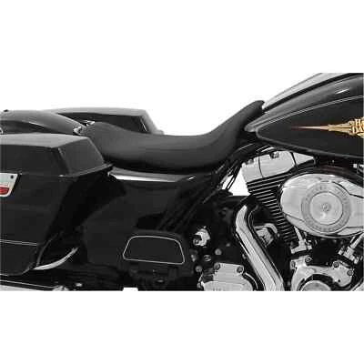 Mustang Seat 0801-0924 76869 Runaround Solo Seat, Harley - Negro - FL'08-'21 Foto 1 de 4