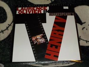 Henry V NEW SEALED Criterion Laserdisc LD Laurence Olivier Free Ship $50 - Picture 1 of 2