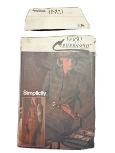 Tuta gonna Simplicity 6580 taglia 8 modello taglio busta danni - Foto 1 di 4