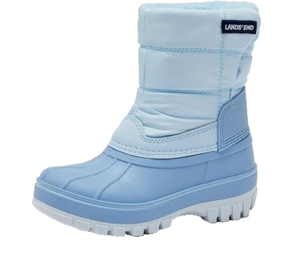 Lands' End снег Flurry изолированный зимние ботинки молодежный размер 4 светло-синий - Изображение 1 из 4