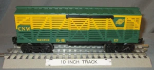 K-Line 521302 Chicago & North Western CNW Stock Car 027 Freight Car wks/ Lionel - Picture 1 of 8