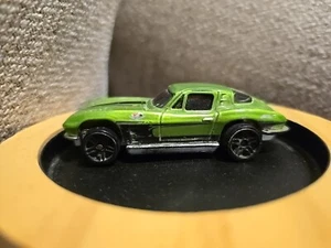 CHEVY CORVETTE STINGRAY HEISSRÄDER 1979 grün schwarz gestreift Druckguss Auto - Bild 1 von 7