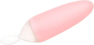 Squirt® Silicone Baby Food Dispensing Spoon - Blush Pink - Picture 1 of 12