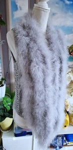 Damen Weste  S. OLIVER  mit echten Feder TOP - ZUSTAND  Gr. 38 - Foto 1 di 12