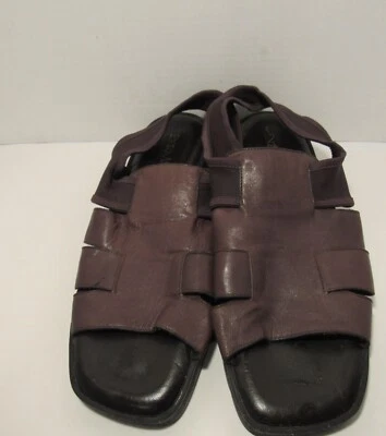 Sandalias ENZO ANGIOLINI Mujer Estilo Mellis Cuero Marrón Cómodas Sin Cordones Talla: 11M Foto 1 de 4