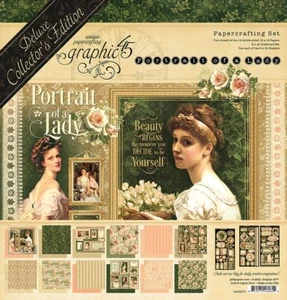 GRAPHIC 45 - PORTRAIT OF A LADY - DELUXE COLLECTORS EDITIION - 12" X 12" - Picture 1 of 15