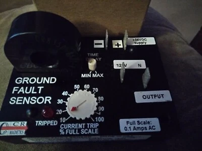 CR Magnetics Current Sensing Relay CR7310-LL-24D-.011-C-CD-TRC-I    - Image 1 of 2