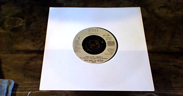 DAVID BOWIE PAT METHENY GROUP THIS IS NOT AMERICA EMI AMERICA 1st UK 45 Silver - Image 1 of 1