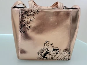 Disney Store Sleeping Beauty 60th Anniversary Handbag Rose gold New With Tag - Picture 1 of 22