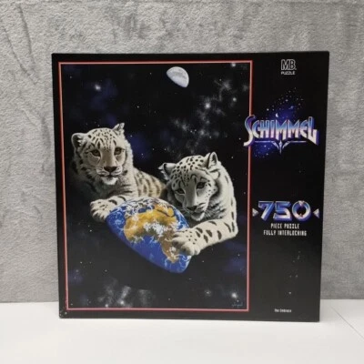 Schimmel Jigsaw 750 Piece Puzzle "The Embrace" Snow Leopards 1996 MB NIB - Image 1 of 4