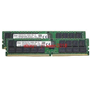 SK Hynix 128GB (2x 64GB) Kit 3200MHz DDR4 REG ECC 2RX4 Server Memory RDIMM RAM - Picture 1 of 5
