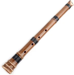 Flauta de bambú japonesa Yamamoto Takezaikuya Shakuhachi/con estuche de tela - Imagen 1 de 8