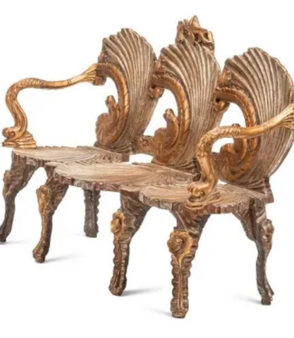 Venetian Grotto Settee Late 19th-early 20th C Cover