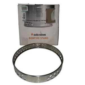 New Open Solo Stove Bonfire Stand Stainless Steel Cooking Accessory Silver - Picture 1 of 5