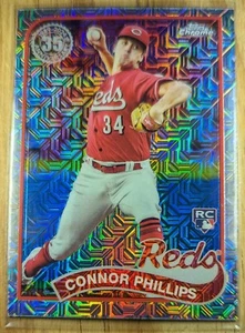 2024 Connor Phillips RC Topps Series 2 MLB 89 Mojo Refractor Reds Rookie 2T89C44 - Bild 1 von 2