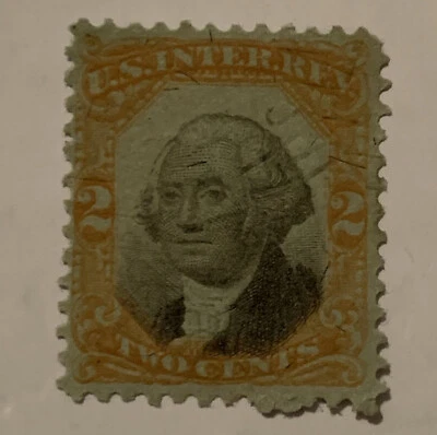 ERROR U.S. REVENUE STAMP SUNKEN HEAD - Image 1 of 3
