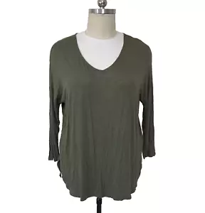 Old Navy - Women's XL Long Sleeve Tee Shirt Dolman Sleeve Olive Green MSRP 24.99 - Picture 1 of 10