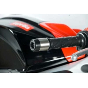 R&G Bar End Sliders Black Aprilia RS4 125 2011 - 2020 - Picture 1 of 1