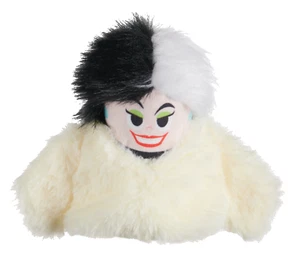 BarkBox Cruella Plüsch Hundespielzeug Quietscher 2 Stück Gr. XS-S Disney Villains Neu - Bild 1 von 2
