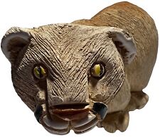 Artesania Rinconada Retired MOUNTAIN LION #80 ANIMAL COLLECTION Uruguay Figurine