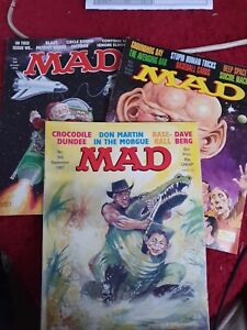 Mad Magazines x3  2UK 305 368 Us Edition 321