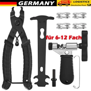 Fahrrad Kettennieter Link Zange Kette Prüfer Entferner Reparatur Werkzeug 7 in1 - Bild 1 von 18