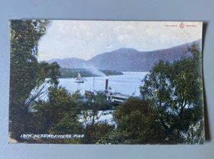 Vintage Postcard Loch Ness at Foyers Pier Scotland Reliable Series - Bild 1 von 6