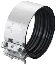 CV connector DN110 Haas Contec for casting - SML pipe clamp stainless steel residual lot