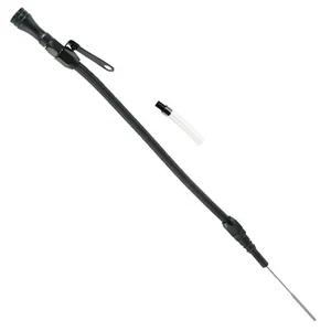 Black Stainless Flexible Engine Oil Dipstick Fits BB Chevy 396 427 454 Pre-1990 - Picture 1 of 7
