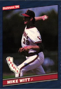 1986 Donruss - Mike Witt #179 - Picture 1 of 2