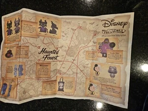 FUNKO DISNEY TREASURES COLLECTIBLES SUBSCRIPTION MAP HAUNTED FOREST OCTOBER 2017 - Picture 1 of 6